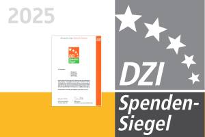 Collage DZI Spendensiegel 2024